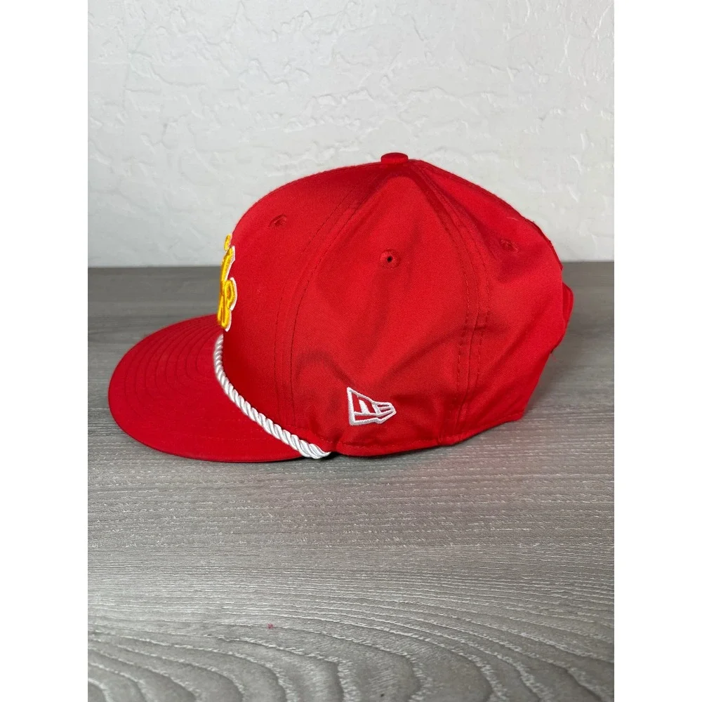Kansas City Chiefs NFL 100th Anniversary Snapback Hat New Era 9FIFTY‎ Red Gold